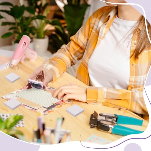 Frienda 24 Pcs 2" x 2" Rubber Carving Blocks Linoleum Blocks for Printmaking, Stamp Making, DIY Crafting, Scrapbook, Painting, Soft and Easy to Carve (Light Purple) - color: Light Purple