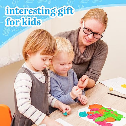 Blue Air Dry Clay 72 Packs Foam Clay Air Dry Foam Clay for Kids, Moldable Super Light Weight Clay Perfect for Arts, Crafts, Classroom Teaching - color: Blue
