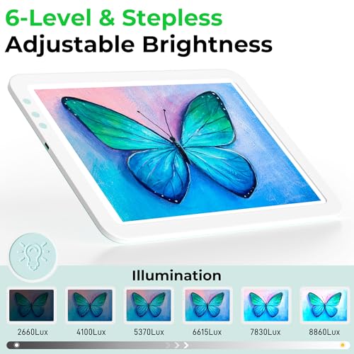 Bawaslom A4 Rechargeable Diamond Art Light Board for Tracing and Drawing - size: A4