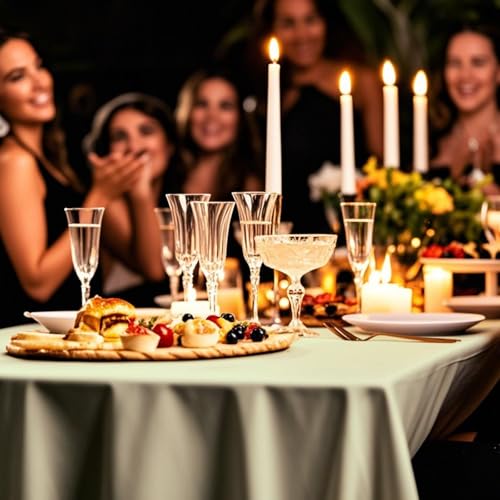 54IN X 160FT Plastic Table Cover Roll with Cutter Box, Cut to Size Plastic Table Cloths for Parties, Birthday, (Beige, 54"x1920") - color: Beige, size: 1920" x 54" (Rectangular)