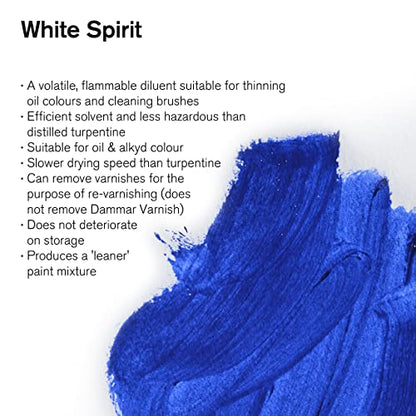 Winsor & Newton Artists' White Spirits, 500ml (16.9-oz) Bottle - color: Artists' White Spirits, style: 16.9-oz Bottle