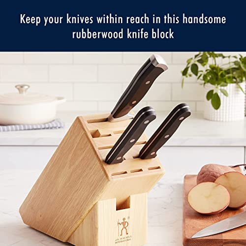 Henckels 11-Slot Knife Block | Keeps Kitchen Knives Organized and Blades Protected. Space-Saving Storage That Keeps Your Kitchen Tidy and Safe.