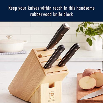 Henckels 11-Slot Knife Block | Keeps Kitchen Knives Organized and Blades Protected. Space-Saving Storage That Keeps Your Kitchen Tidy and Safe.