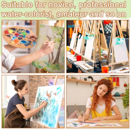 TaoBary 300 Pcs Watercolor Paper 10 X 13 Inch 230 GSM, Cold Press White - color: 230 Gsm, size: 10 x 13 Inch