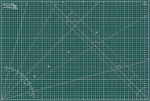 Elan Cutting Mat A1 Green, Large Self Healing Cutting Mat 24 x 36 Inch, 5-Ply Craft Board Green, Hobby Board for Crafts 24x36 Inch - style: 36 x 24"