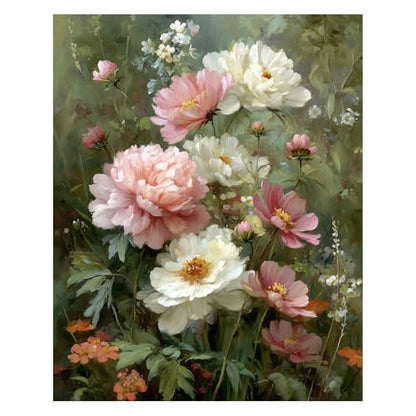 AUKELHJ Paint by Numbers Kit for Adults Beginner, Flowers, 16X20 Inch - color: 19-Flowers