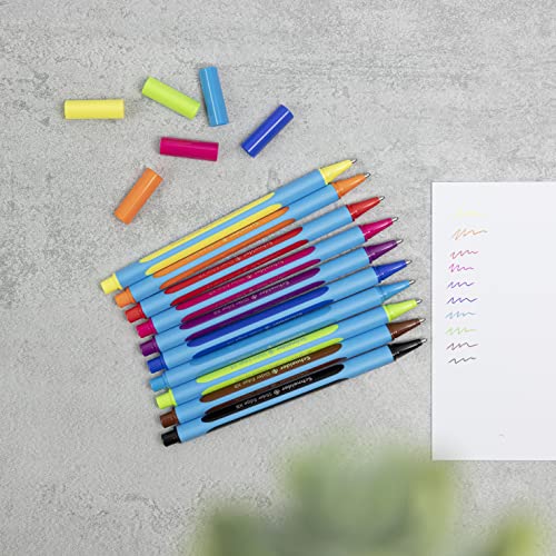 Schneider Slider Edge XB Ballpoint Pen, Box of 10, Light Green (152211) - color: Light Green, size: 1 Count (Pack of 10)