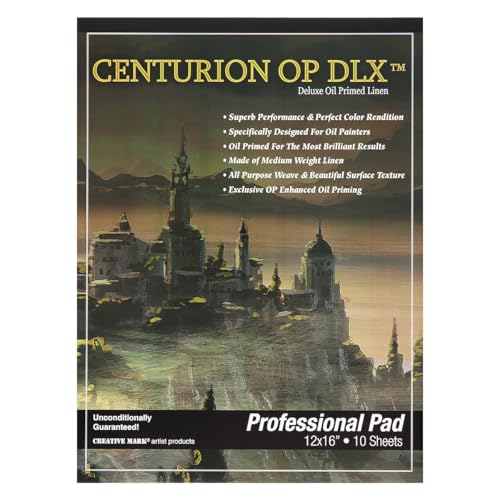 Centurion Deluxe Oil Primed Linen Pad 12"x16" - size: 12 x 16 inches