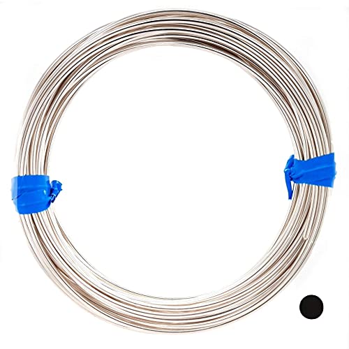 CRAFT WIRE 16 Gauge, 925 Sterling Silver Wire (Round) Dead Soft Made in USA - 10FT | Sterling Silver Wire for Jewelry Making, Wire Wrapping, Solid 925 Sterling Silver, High Quality Made in USA - size: 16 Gauge, style: 10 Feet
