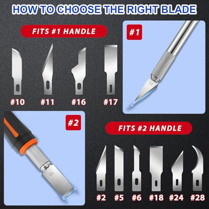 DIYSELF 150 PCS Exacto Knife Blades 11, Sharp Hobby Knife Blades, High Carbon Steel Craft Knife Blade, #11 Replacement Exacto Blade for Art, Scrapbooking, Stencil, Paper Cutting (Pack of 2) - size: #11 (Pack of 2)