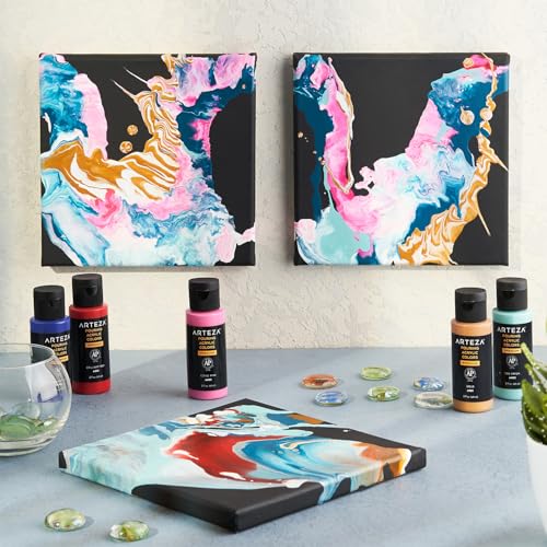 ARTEZA ARTZ-9641 Art-Paints, Vermilion Red 2 Fl Oz (Pack of 1) - color: Vermilion Red, size: 2 Fl Oz (Pack of 1)