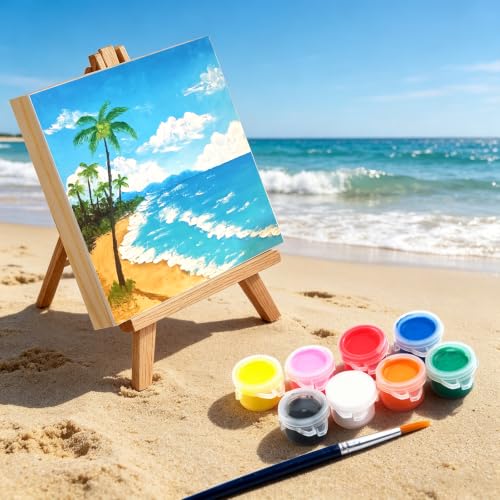 10 Pack 4x4 Inch Unfinished Wood Panel Boards for DIY Painting Art Crafts - size: 4"×4" 10 Pack
