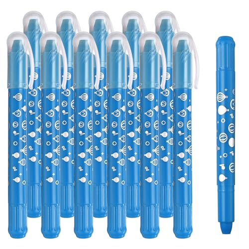 PATIKIL Watercolor Gel Crayon, 12Pcs Washable Twist Coloring Crayons Bulk Blendable for Coloring, Drawing, Painting, Light Blue Crayon - color: Light Blue