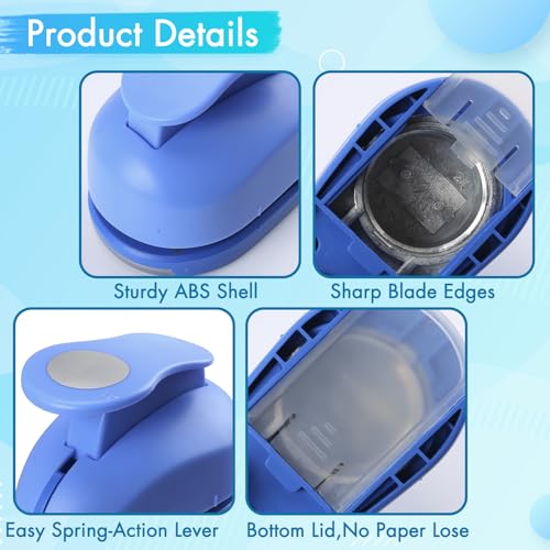5/8 Inch Circle Punch - Creates Perfect Circles Every Time, Handmade Scrapbooking Tool for Card Making, DIY Photo Albums, Invitations & Decorations - size: 5/8 Inch