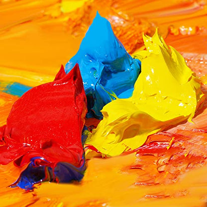 Paul Rubens Artist Oil Paint,18 Vibrant Colors with Great Lastfastness, 60ml Large Capacity Tubes, Oil Paint Set Supplies for Artists, Students, Beginners | 60 ml Large Capacity Tubes, Oil Paint Set Supplies for Artists, Students, Beginners - color: 18 ar
