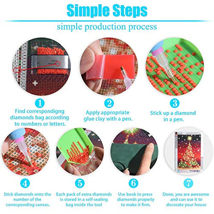 BOHADIY Forest Diamond Painting Kits for Adults 5D Large Landscape Diamond Art Kits for Adults Full Drill Woods Diamond Art Painting Kits Gem Art Kits for Wall Decor 27.5x15.7Inch Sunshine Tree
