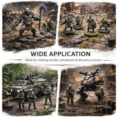 Nicpro 10 Colors Black, White & Gray Model Paint Set, 20ml Ready to Use - style: Black, White & Gray