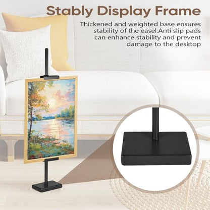 18'' Adjustable Tabletop Easel Stand, Black Easel for Display - color: Black, size: 18inch