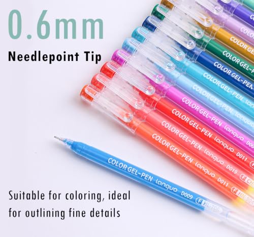 Acrylic Gel Pens for Coloring, 168 PCS Premium Gift Box Set - color: 168 Colors