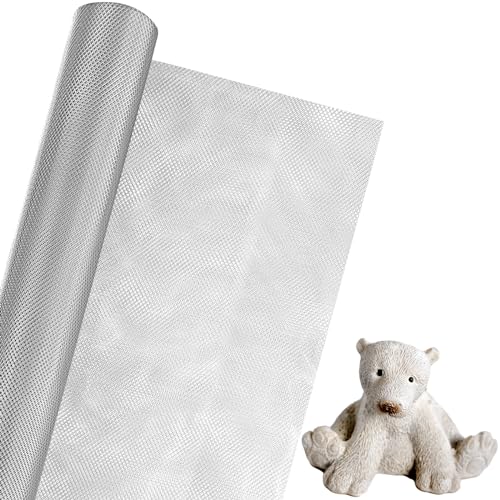 Tandefio Sculpting Wire Mesh Roll 24''x120'' Aluminum Wire Mesh for Sculpting Clay, DIY Sculpture Projects, Model Train Scenery, Dioramas, Arts and Craft, Rustproof, 0.12'' x 0.16'' Dense Grid