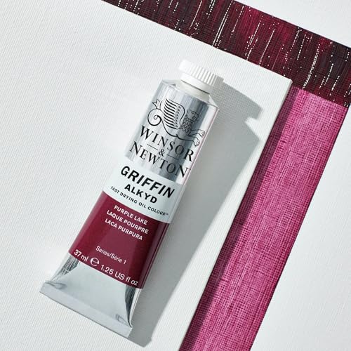 Winsor & Newton Griffin Alkyd Fast Drying Oil Paint, Burnt Sienna | Fast-Drying Oil Paint, Ideal for Thick Impasto Techniques & Underpainting, Slightly More Fluid than Traditional Oils - color: Burnt Sienna, style: 1.25-oz Tube
