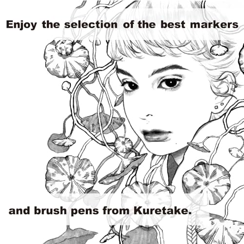 Kuretake Zig Inktober pen set, for Illustration, Manga Drawing, Lettering and Calligraphy, Professional Artist, Made in Japan (Basic No.4(4pcs.)) - style: Basic No.4(4pcs.)