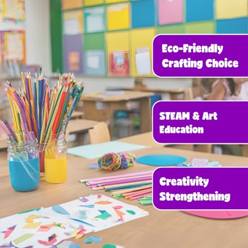 Roylco Paper Remnants Value Pack R15003 – 8 lbs Assorted Mixed Craft Paper, Bulk Collage & Art Supply Kit for Classroom, Kids & Teachers