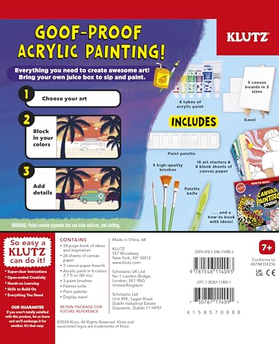 Canvas Painting Studio (Klutz Craft Kit)