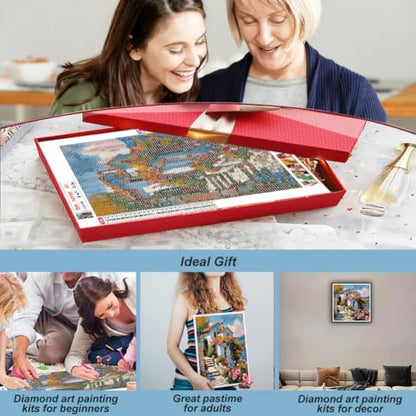 hill froeistung Landscape Scenery Diamond Art Painting Kits for Adults - color: HF-A079