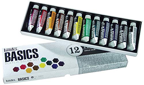 Liquitex BASICS Acrylic Paint Tube 12-Piece Set - style: 12 Tube Set