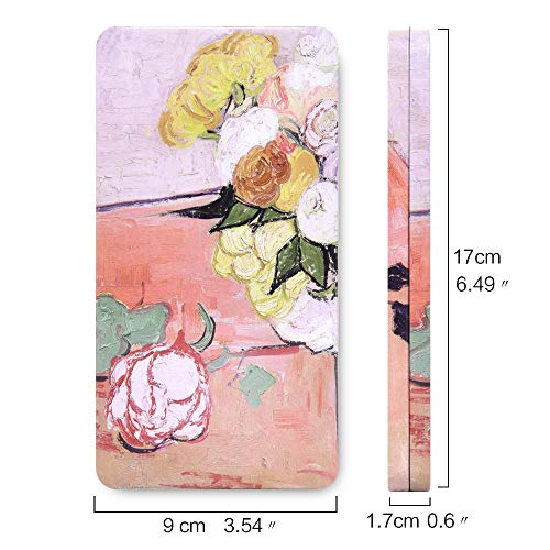 qianshan 40Pcs Empty Half Pans Watercolor Tin Palette with Magnetic Stripe | Travel Tin Palette Case,Portable Artist Paints Half Pan Kits,DIY Watercolor Oils Acrylics Painting Drawing Champs Rose - color: Champs Rose