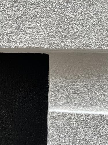 Art Hand-Painted Modern Minimalist Black and White Abstract Art Oil Painting Canvas Wall Deco Art Painting 40x28 inches - color: Yi104
