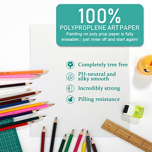 TecUnite 60 Sheets Watercolor Paper Pad Bulk, 9 x 12 Inch, Cold Press | White Cold Press Art Paper Bulk for Watercolorist Painting Artist Drawing - color: Cold Press, size: 9 x 12 inch