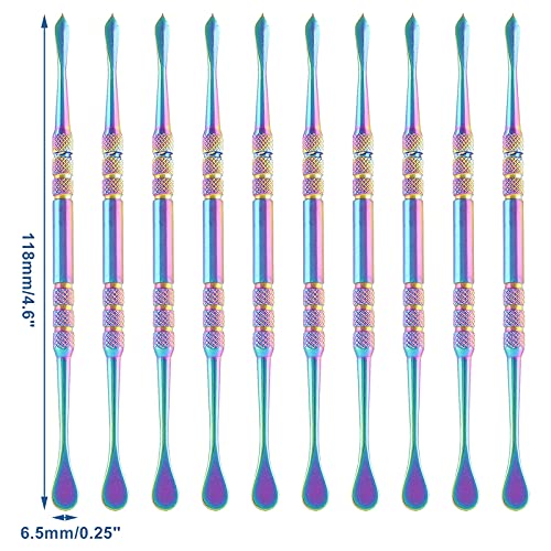 suiwotin 10PCS Wax Carving Tool, Rainbow - color: Rainbow - 10PCS