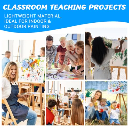 ESRICH Large Canvas for Painting, 10 Pack Square Canvas Boards for Painting 18x18 Cotton Primed Acid Free Blank Canvas Panels for Oil Paint, Watercolor, Acrylic Paint, Gouache and Tempera.