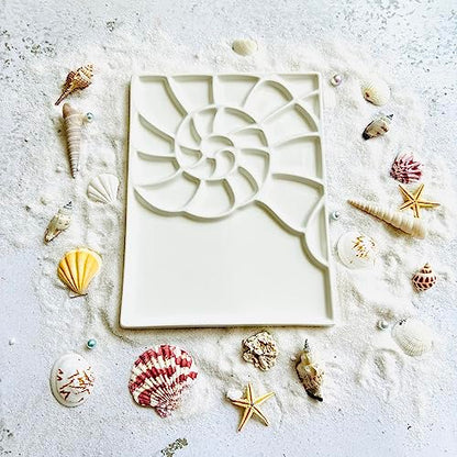 Bower Bird Porcelain Watercolor Palette Conch Artist Professional Ceramic Palette (Ceramics)