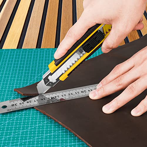 3Pack Box Cutter Retractable, Snap Off Utility Knife, Razor Knife - color: Multicolor