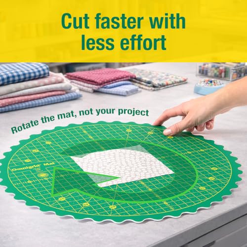 Omnigrid 360 Rotating Self-Healing Cutting Mat, 14 Inch - style: 14"