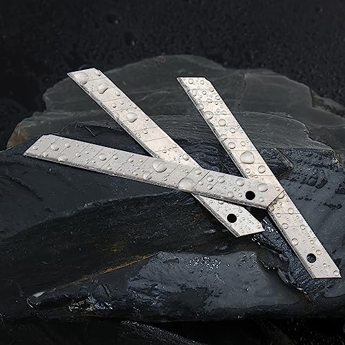 9mm Snap-off Blades, 80-pack, Replacement Blades for 9mm Utility Knives and Box Cutters by SENBLA, Thicker and Sharper