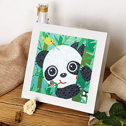 CHWGLFGG 6 Pack Cute Animals Diamond Art Kits for Adults Beginners 6x6inch - color: 6 PACK-A