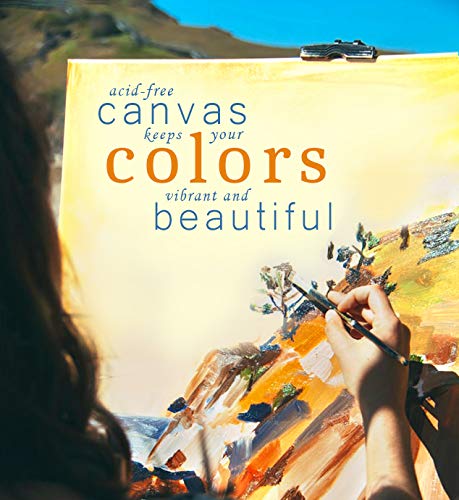 VViViD Double Primed Cotton Canvas 36" Wide Roll Choose Your Size! (25ft x 36") - size: 25ft x 36"