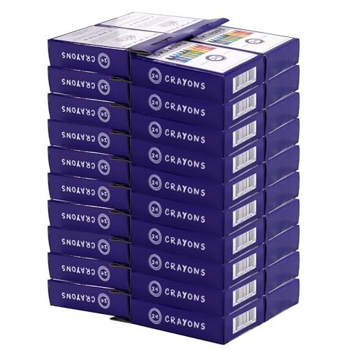 Color Swell Bulk Crayons, 40 Packs, 24 Colors Per Pack (960 Total) - size: 40 Pack | 960 Crayons