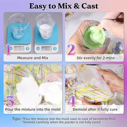 LET'S RESIN Resin Casting Powders Starter Kit,1000g Fast Cured Resin Powder - size: 1000g