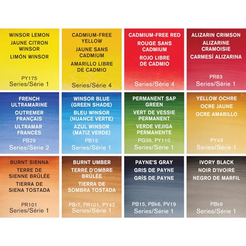 Winsor & Newton Professional Watercolor Paint Set, Field Pocket Box - style: Compact Set 12 Half Pan & Accessories