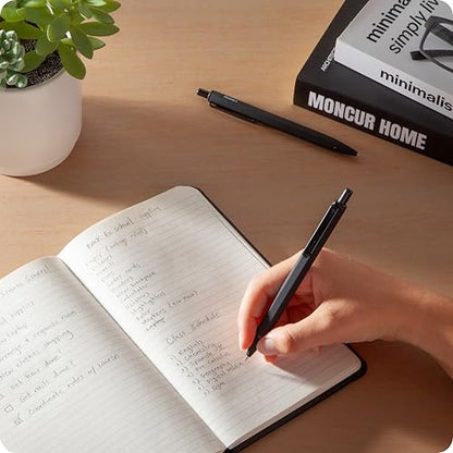 U Brands Mechanical Pencils, .7mm HB #2 Lead, 2 Pack with Refills, Black - color: Midnight Black