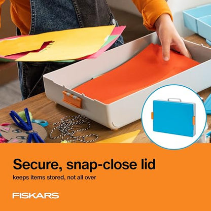 Fiskars Kids Creating Toolbox, Portable Art Storage Organizer - style: Creating Toolbox