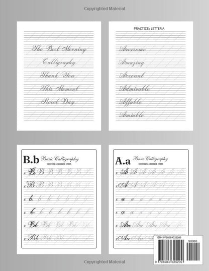 Calligraphy Practice Tracing WorkBook for Beginners