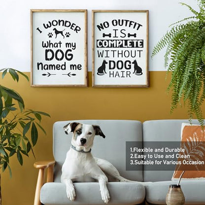Keluna Love Dog Paw Trail Stencils - 18 Pack Reusable Stencils for Painting on Wood, Home Furniture Decor, DIY Crafts, Scrapbook, Canvas - style: dog paws