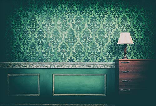 Yeele 10x8ft Vintage Room Interior Backdrop for Photography Antique Green Rococo Old Wall Background Kids Adult Photo Booth Shoot Vinyl Studio Props