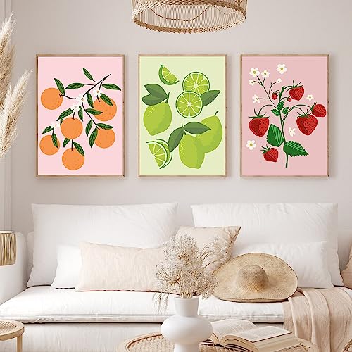 cupmod 6Pack Paint by Number for Adults and Kids,DIY Acrylic Painting Paint by Numbers Kits on Canvas Without Frame,Fruit Oil Painting for Home Wall Decor 7.8x11.8inch, MT11375-MT11380 - color: MT11375-MT11380